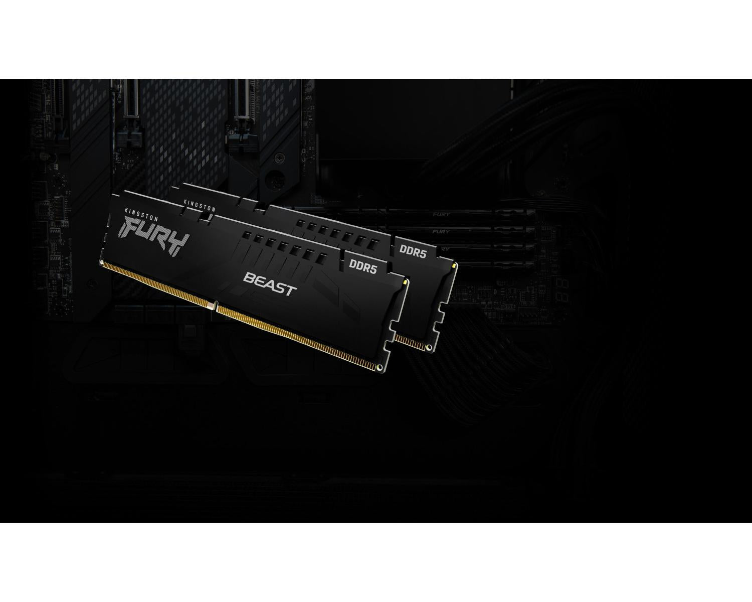Kingston Technology FURY Beast 64GB 6000MT s DDR5 CL30 DIMM Kit of 2 Black EXPO