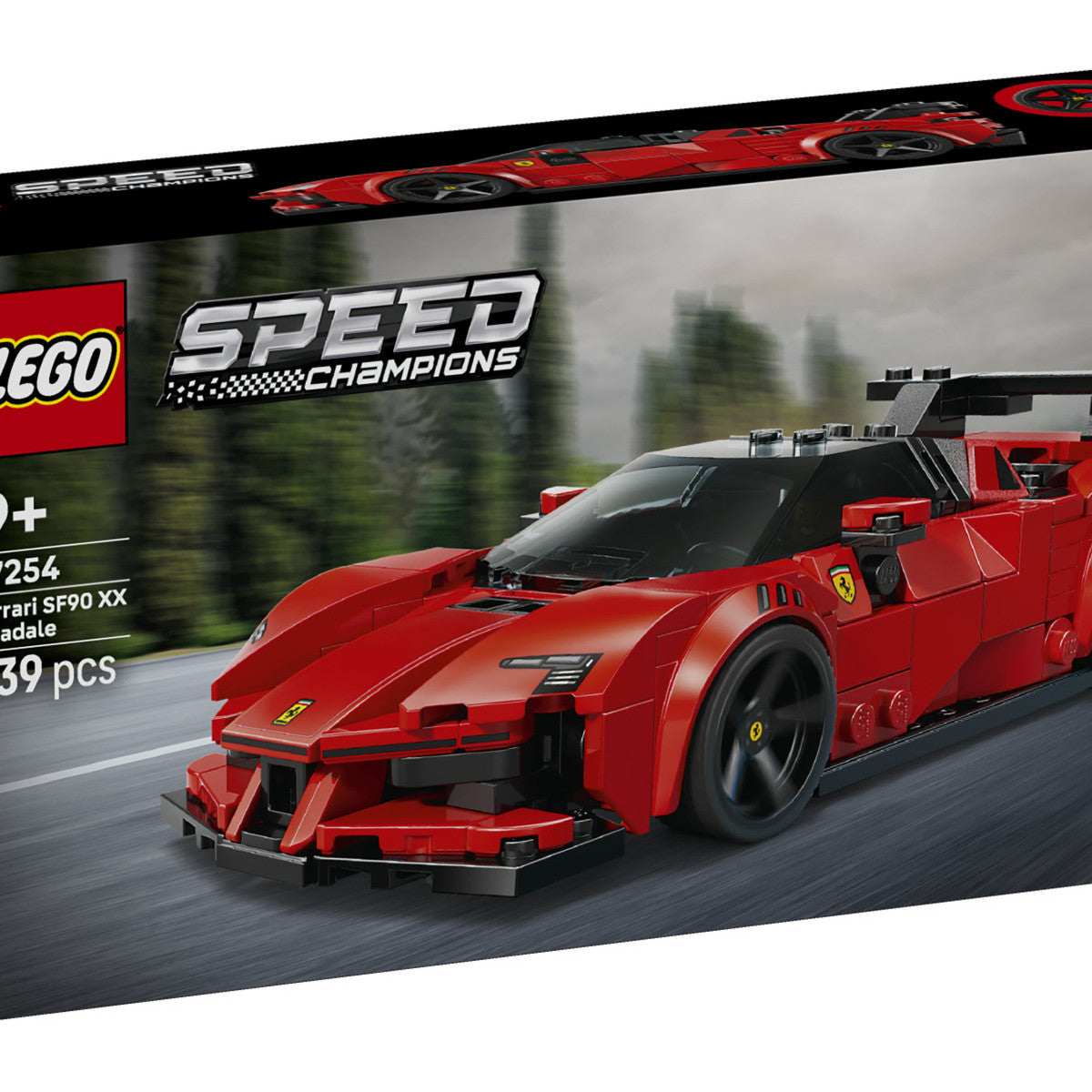 LEGO Speed Champions Ferrari SF90 XX Stradale 77254 Set da Costruzione 339 Pezzi con Minifigure età 9