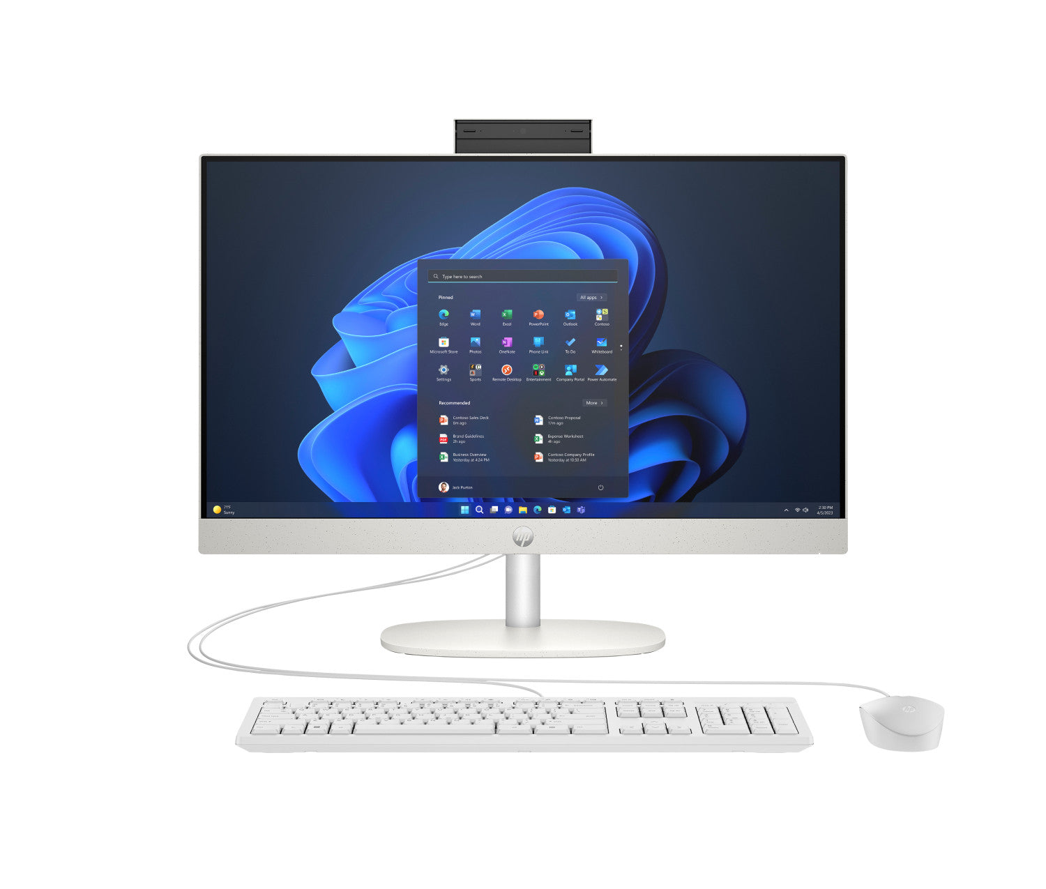 HP ProOne 240 G10 Desktop PC Intel Core i5 i5-1335U 60,5 cm (23.8") 1920 x 1080 Pixel 8 GB DDR4-SDRAM 256 GB SSD Windows 11 Home Wi-Fi 6 (802.11ax)