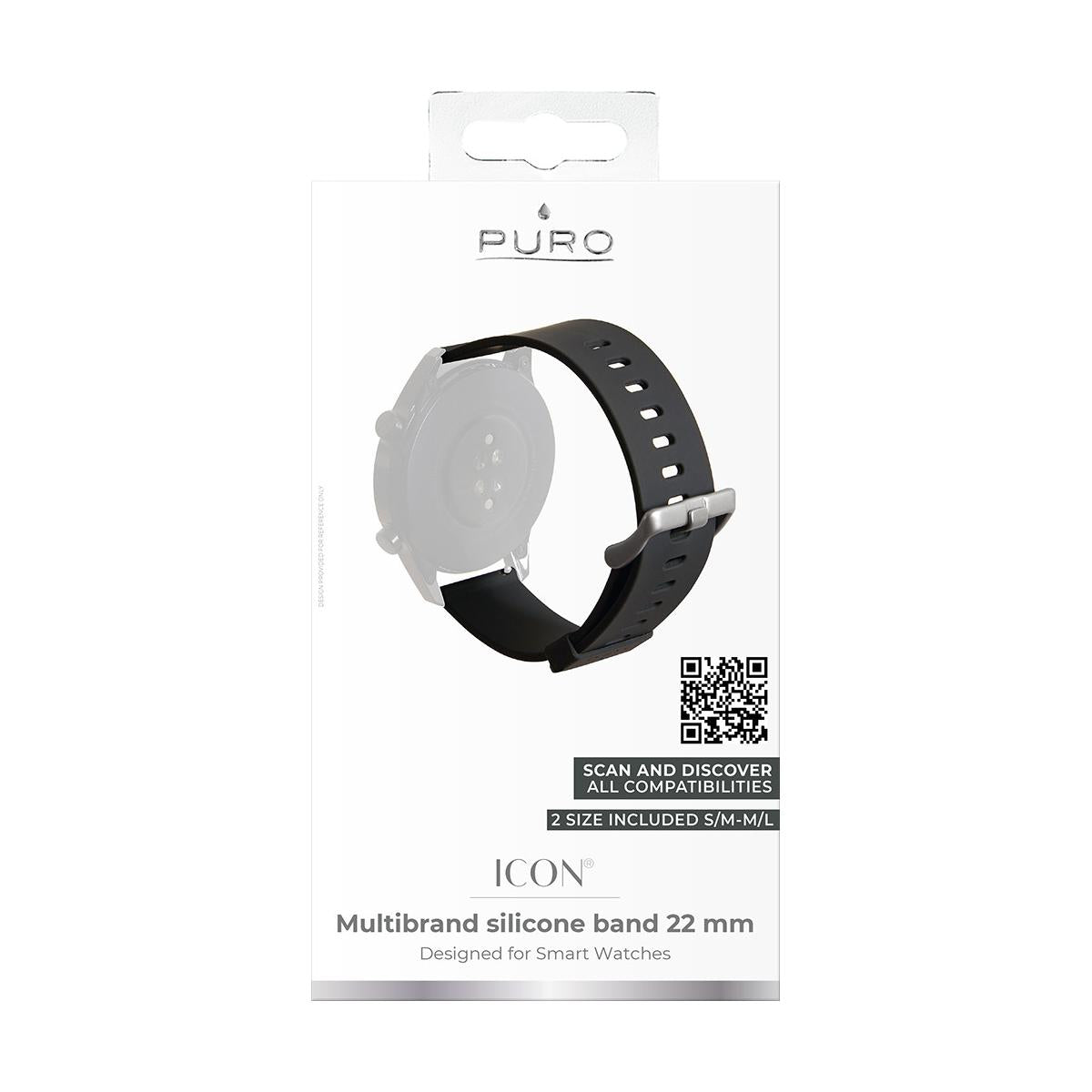 PURO PUROUNIVBICON22BLK parte e accessorio per orologi