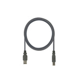 Vivanco VVITXUSB20ABMMK cavo USB USB 2.0 3 m USB A USB B Grigio