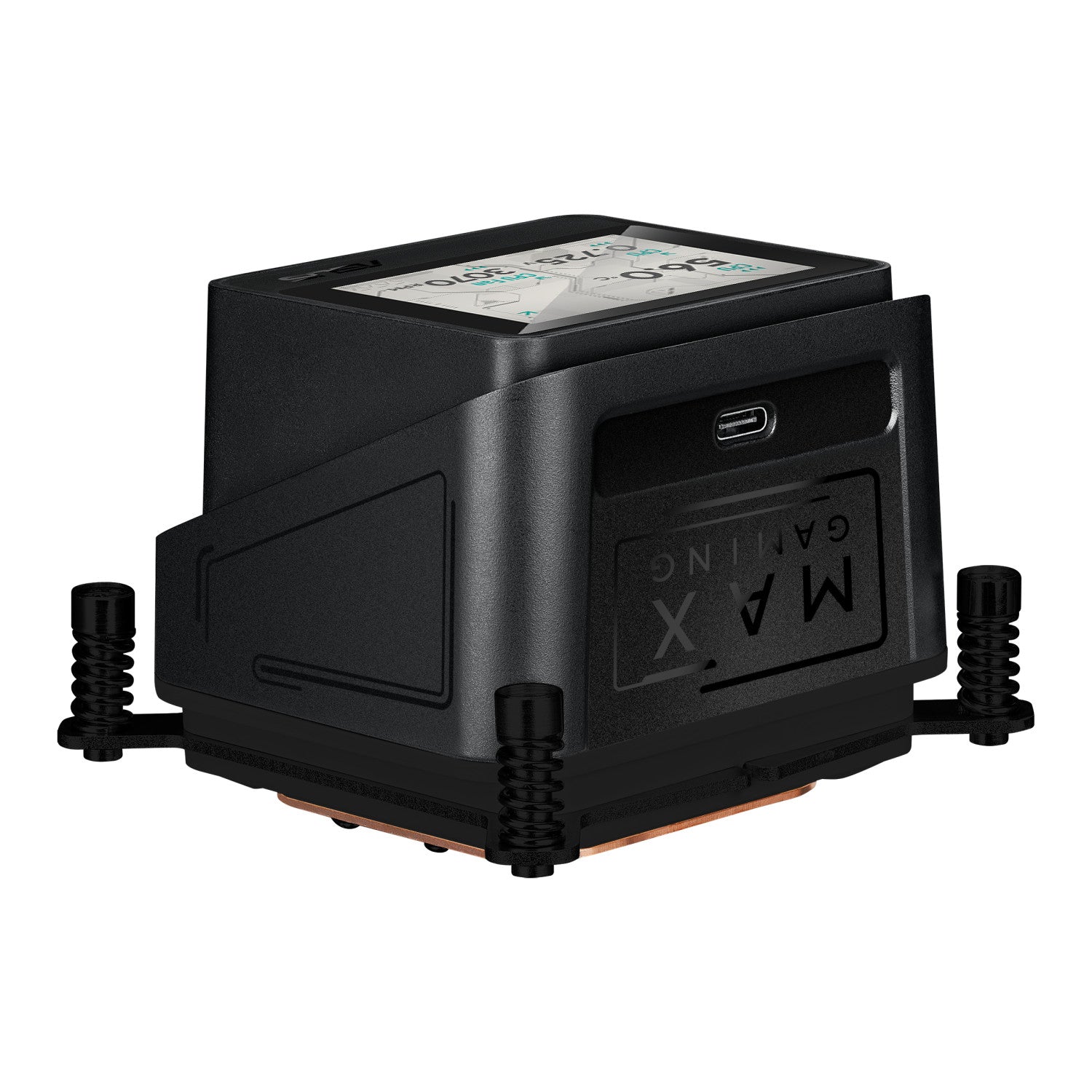 ASUS MAX GAMING LC 360 ARGB LCD Processore Raffreddatore di liquidi tutto in uno 12 cm Nero