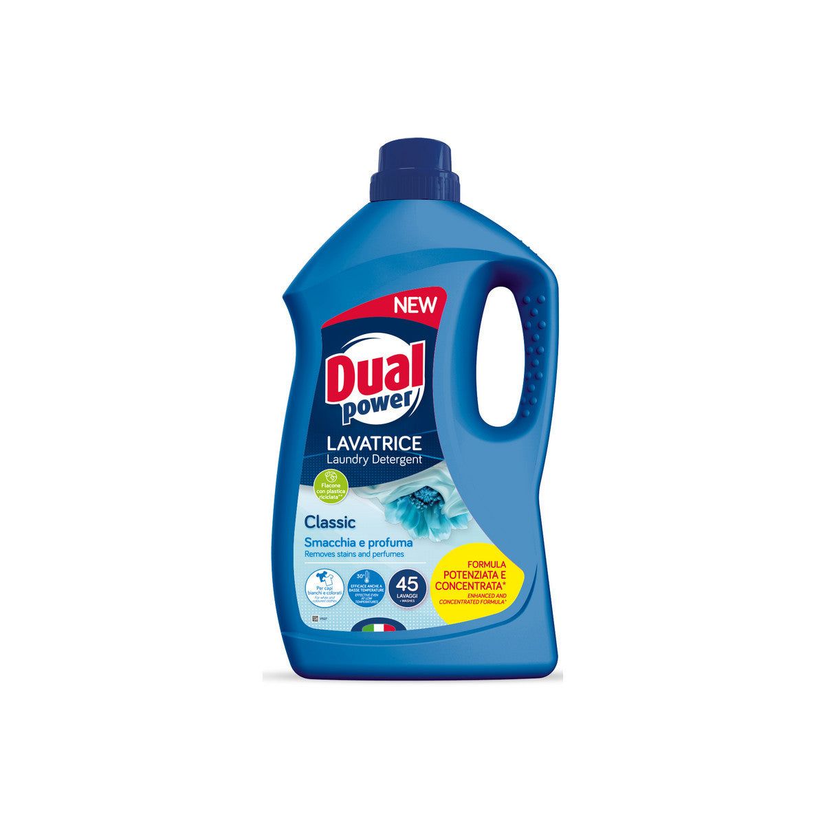 Detersivo Lavatrice Liquido Classic Dual Power 1,8 L - 45 Lavaggi