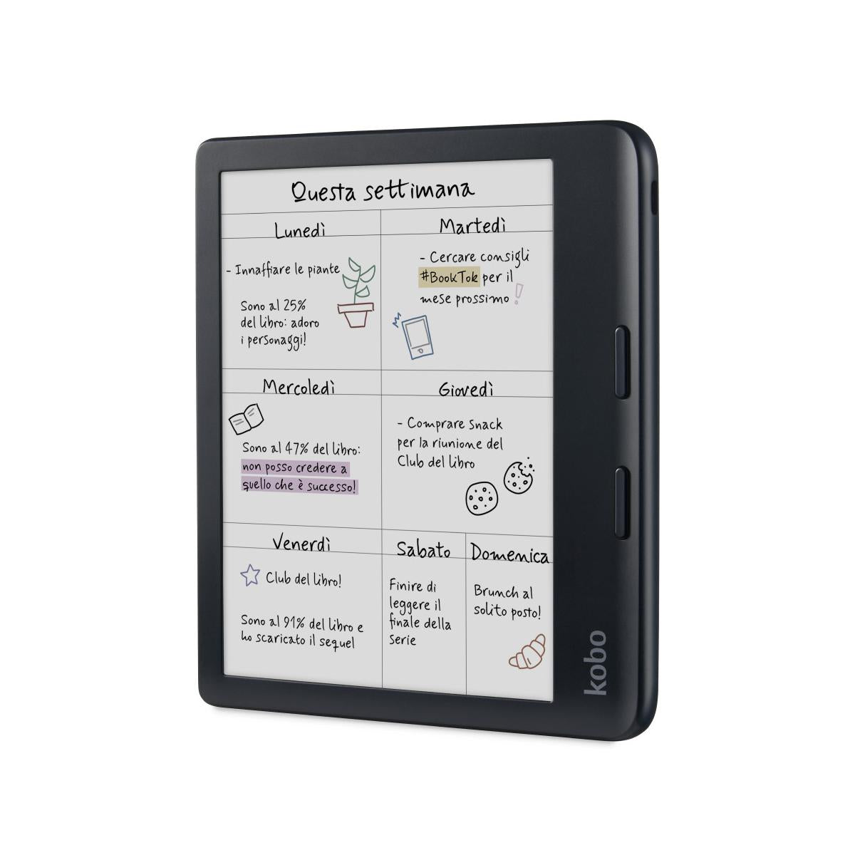 Rakuten Kobo Libra Colour lettore e-book Touch screen 32 GB Wi-Fi Nero