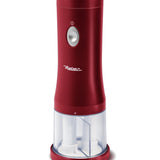 Reber G001 Grattugia Elettrica Cordless Con Ricarica Usb-C E 3 Lame Rossa