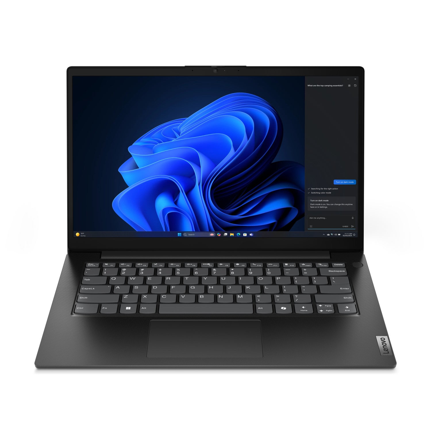Lenovo V14 G5 IRL Intel Core 5 210H Computer portatile 35,6 cm (14pollici) Full HD 16 GB DDR5-SDRAM 512 GB SSD Wi-Fi 6 (802.11ax) Windows 11 Pro Italiano Nero