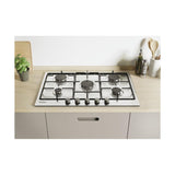 Candy Timeless CHW7X Piano Cottura da Incasso Gas 4 Fornelli Acciaio Inossidabile