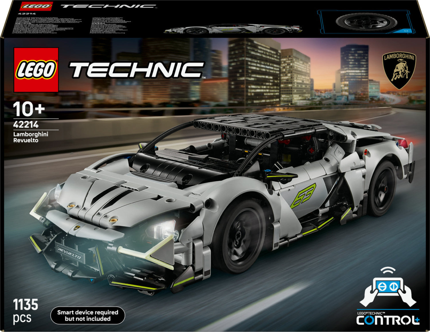 LEGO Technic Lamborghini Revuelto 42214 Auto Telecomandata 10 Anni 1135 Pezzi