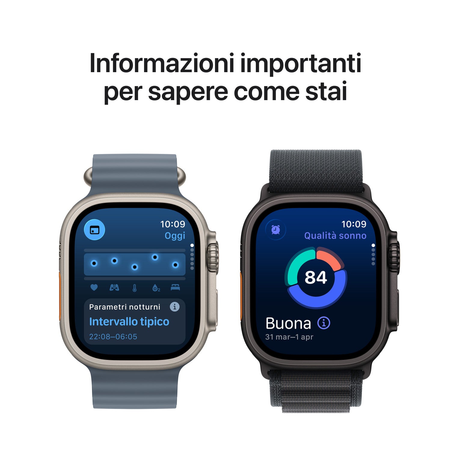 Apple Watch Ultra 3 GPS Cellular 49mm Cassa Titanio with Anchor Blue Ocean Band