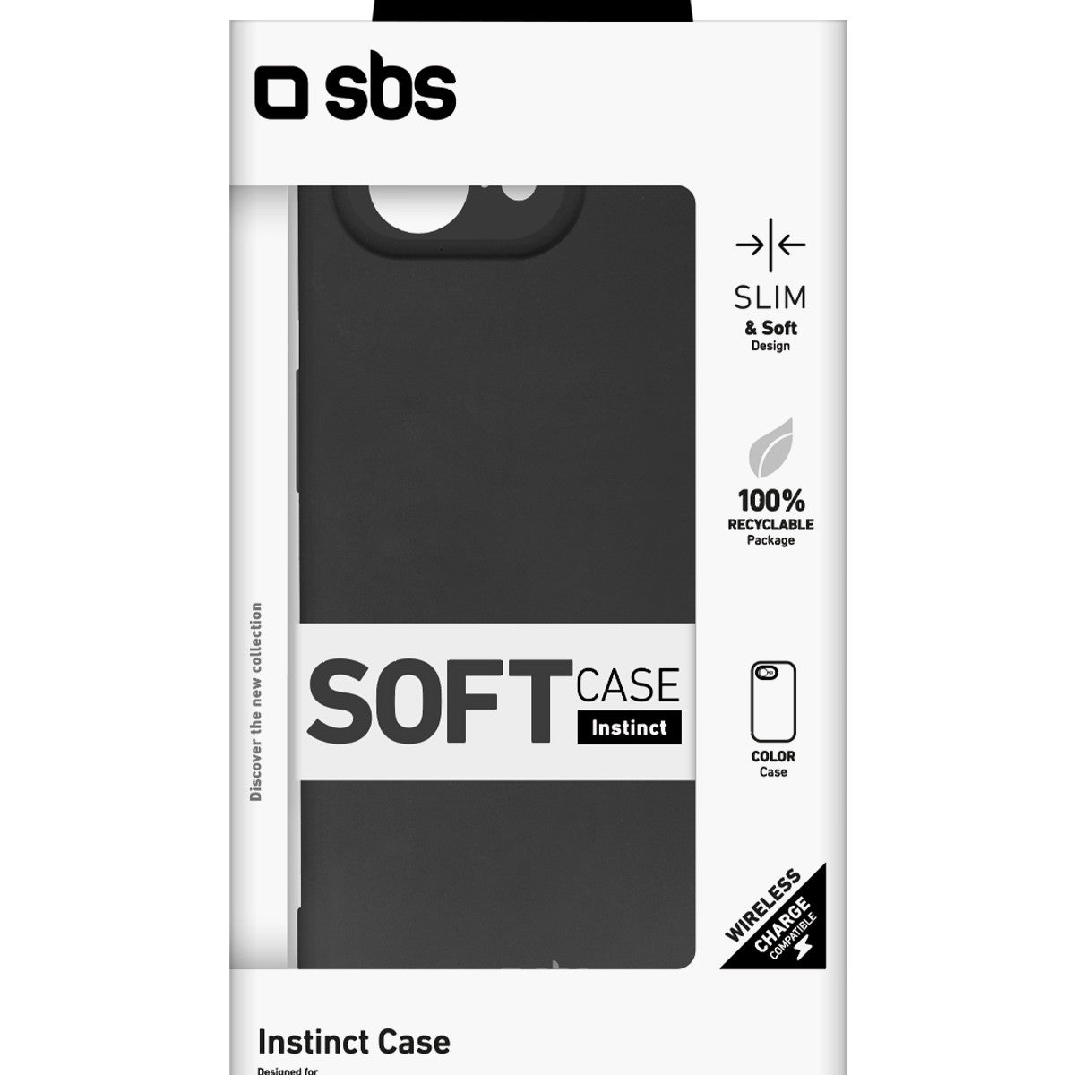 SBS TEINSTIPSE25K custodia per cellulare 15,4 cm (6.06") Cover Nero