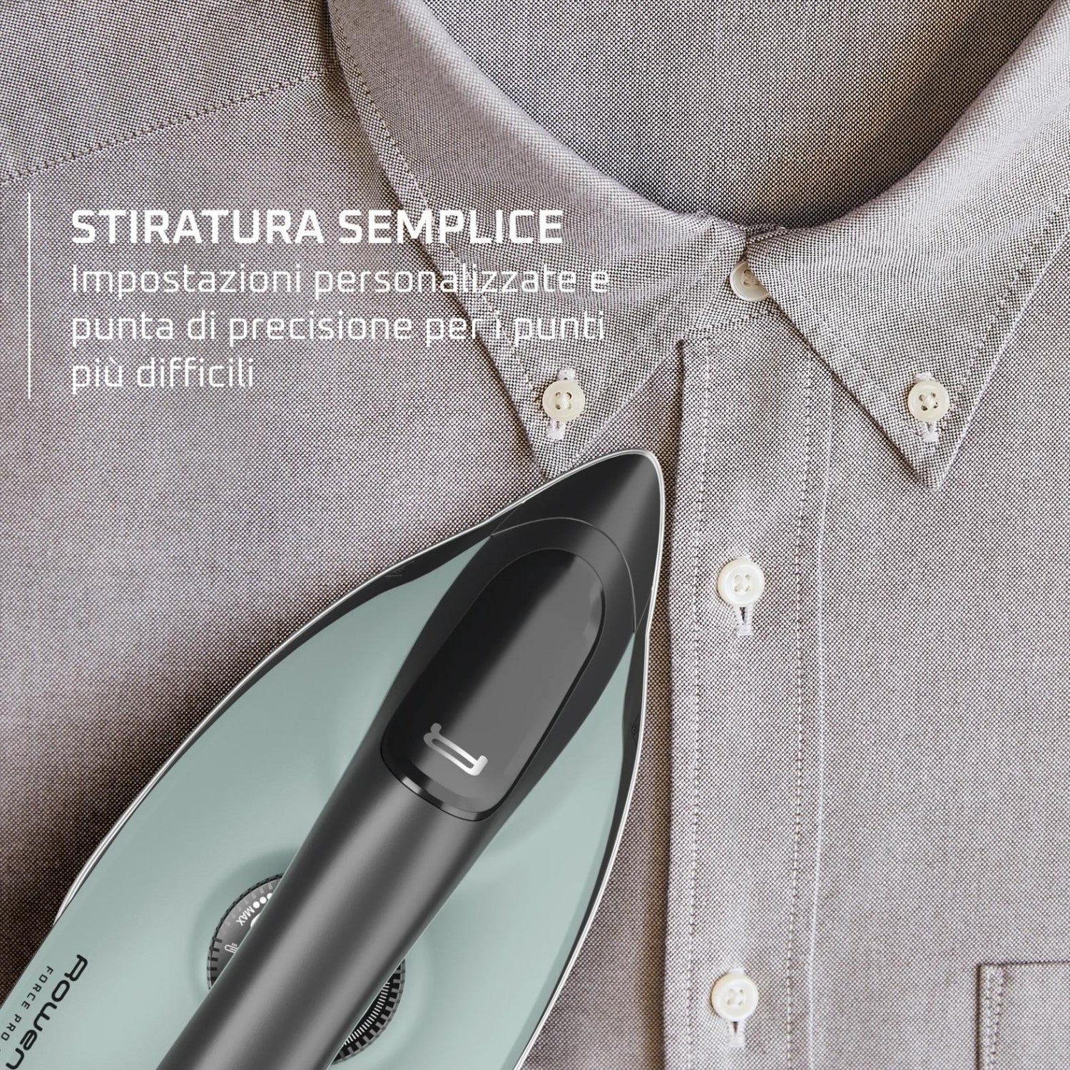 Rowenta Force Pro 300 Ferro con Generatore di Vapore, Stiratura Rapida ed Efficiente, 2400W, VR5430