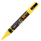 Uni Mitsubishi Marcatore a Base D'Acqua Uni Posca PC5MBR Punta Brush 1.0-4.0mm Giallo