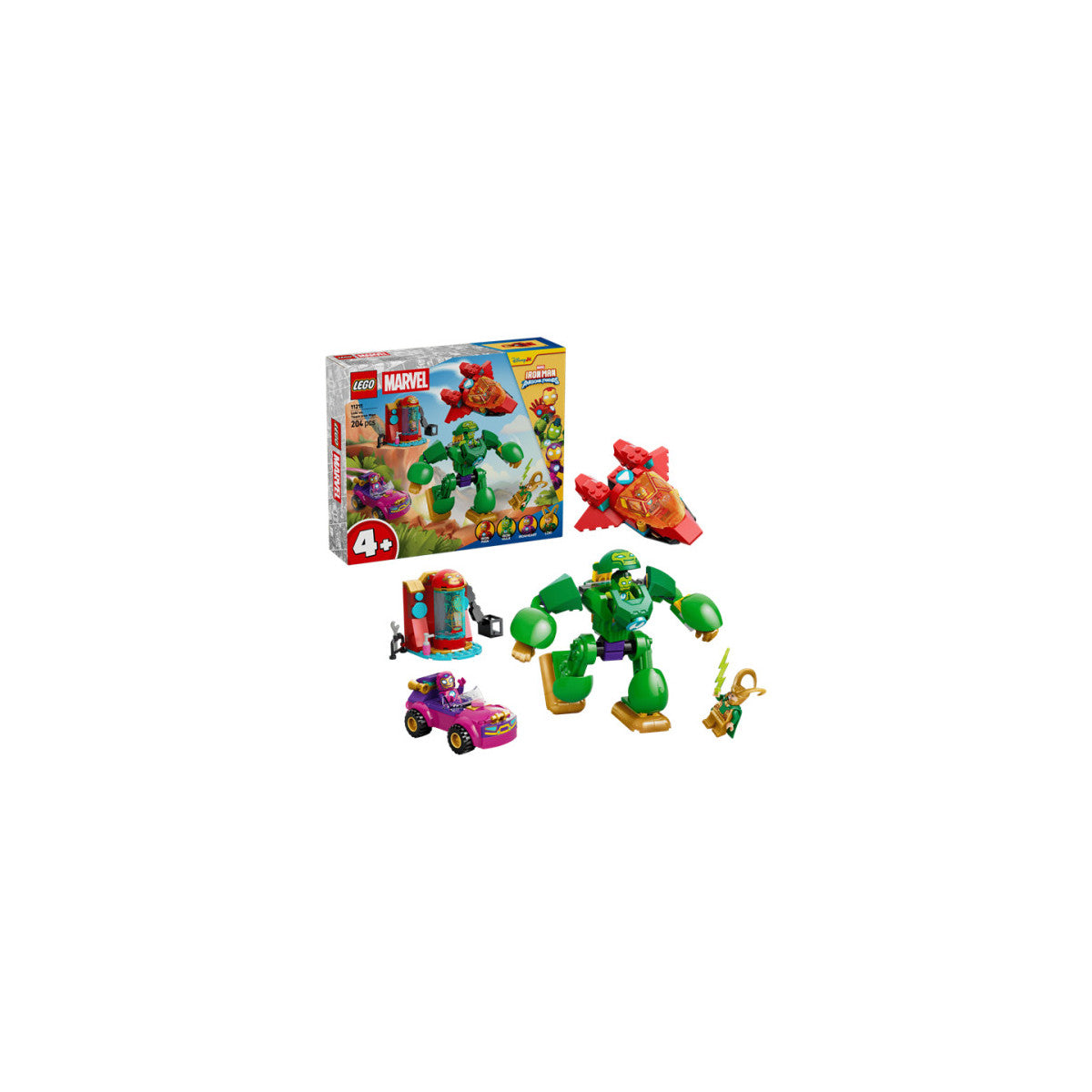 Lego Marvel Loki Vs. Team Iron Man 11211