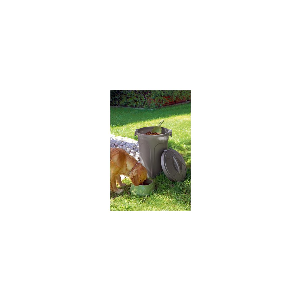 Kerbl 82268 contenitore e sacchetto di conservazione per cibo per animali domestici Contenitore per la conservazione del cibo per animali domestici Plastica Grigio