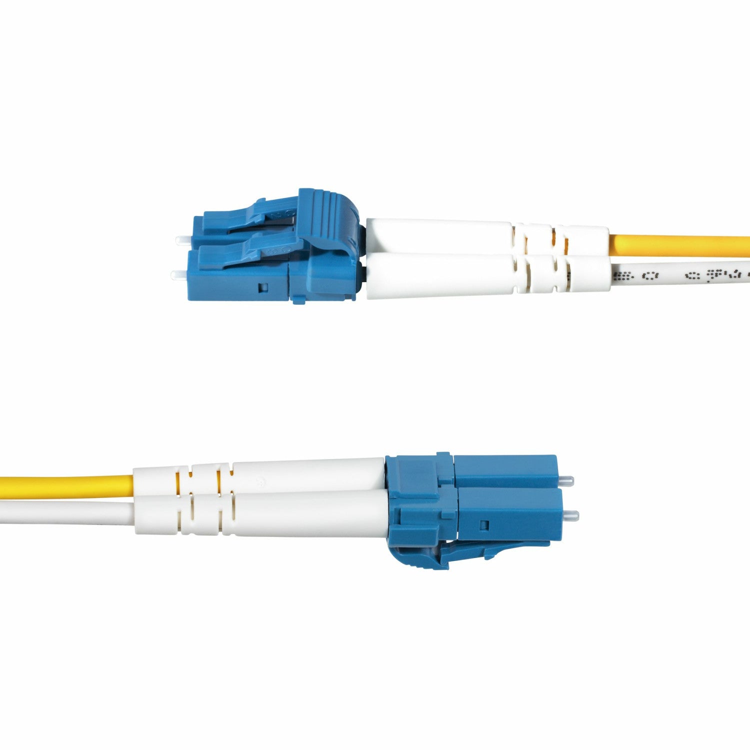 StarTech.com Cavo in fibra ottica duplex monomodale OS2 da LC a LC (UPC) da 1m, 9/125µm, 100G, Insensibile alla piegatura, Bassa perdita di inserzione, Cavo patch in fibra LSZH