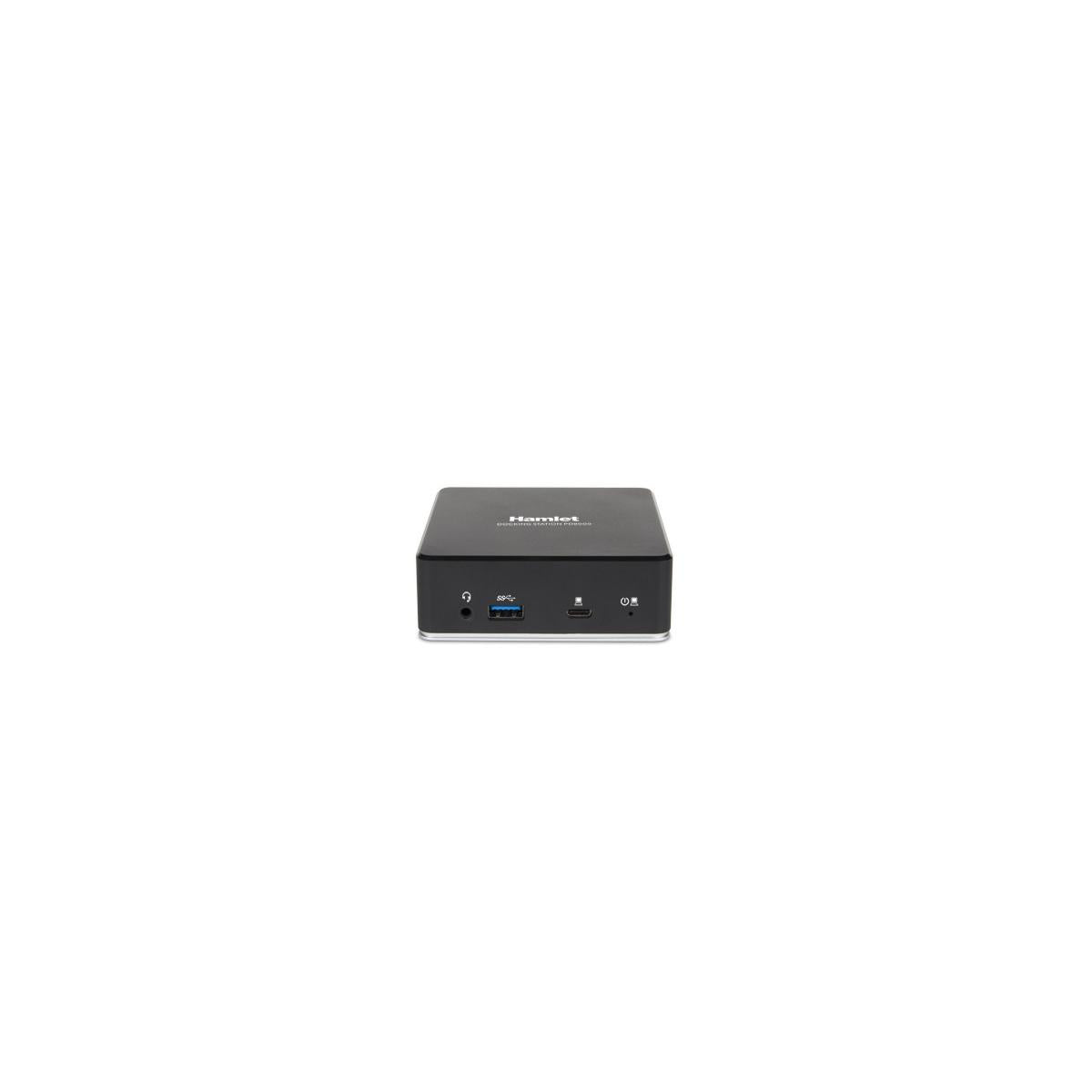 Hamlet HDKC-PD8000 replicatore di porte e docking station per laptop Cablato USB 3.2 Gen 1 (3.1 Gen 1) Type-C Nero