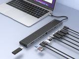 Conceptronic DONN32B replicatore di porte e docking station per laptop Cablato USB 3.2 Gen 1 (3.1 Gen 1) Type-C Grigio, Argento
