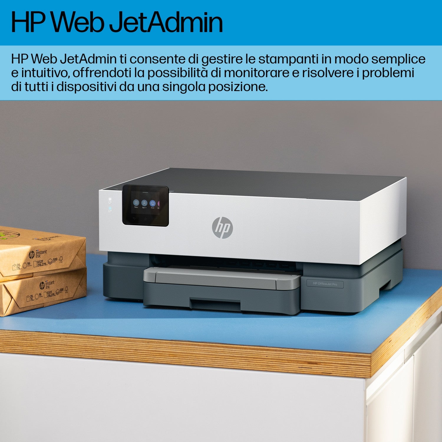 HP 5A0S3B Stampante Laser Multifunzione 9110b A4 4800x1200 DPI 22 ppm Wi Fi Bianco Nero