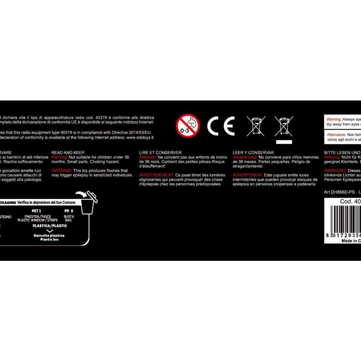 Radiofly Elicottero Radiocomandato Sprinkler RC 2.4 GHz 6 Funzioni Spara Acqua Giroscopio LED 8