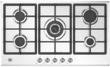Bertazzoni La Germania P905CLAGXV piano cottura Acciaio inox Da incasso 90 cm Gas 5 Fornelli