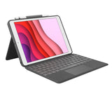 Logitech Combo Touch Grafite Smart Connector per Apple iPad 7th gen QWERTY Italiano