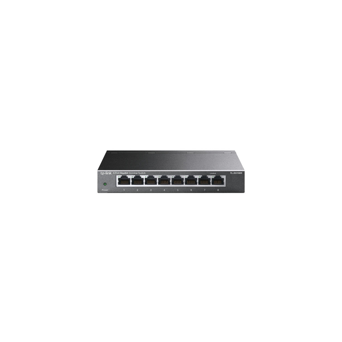 TP-Link TL-SG108S(UN) switch di rete Non gestito Gigabit Ethernet (10/100/1000) Desktop Nero