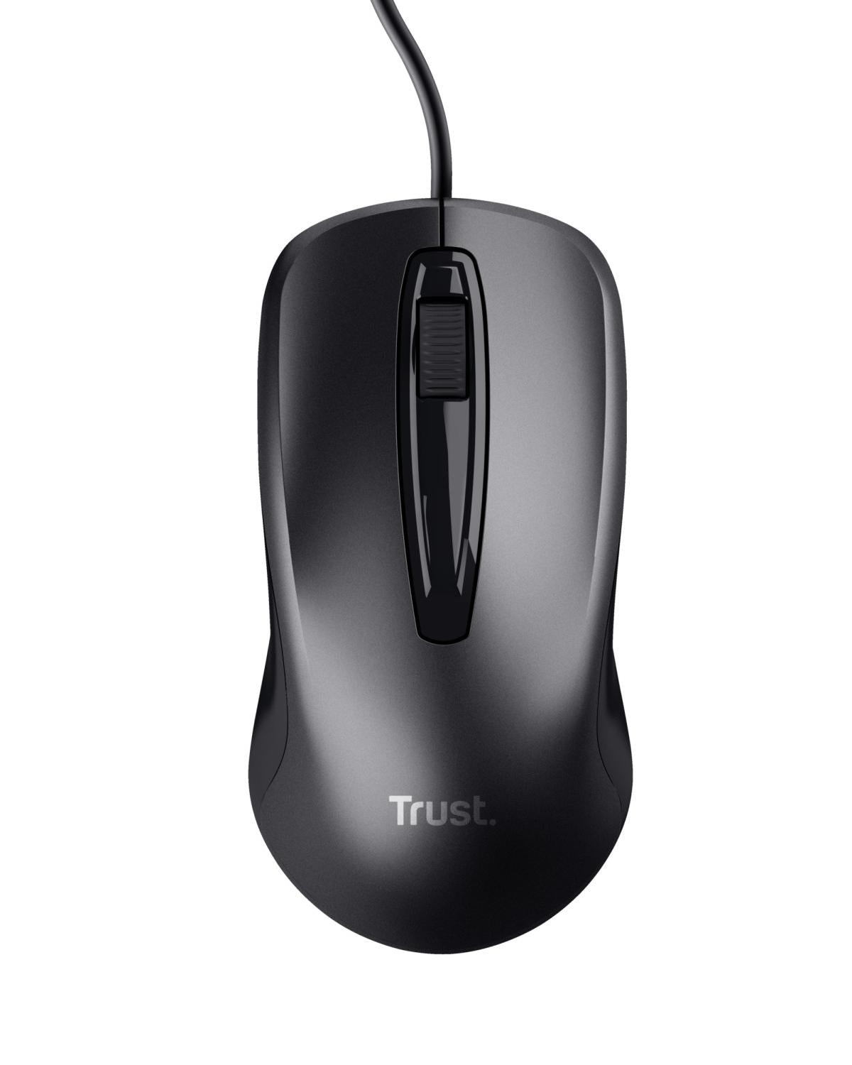 Trust Carve mouse Ambidestro USB tipo A Ottico 1200 DPI