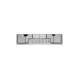 Electrolux 949630942 Egs7534X Serie300 Slim Line Piano Cottura Incasso Gas 5 Fuochi Inox