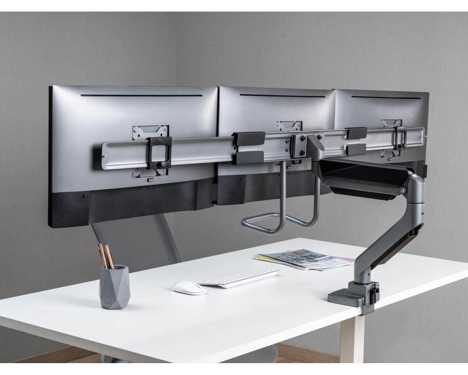 Equip 650162 supporto da tavolo per Tv a schermo piatto 68,6 cm (27") Nero Scrivania