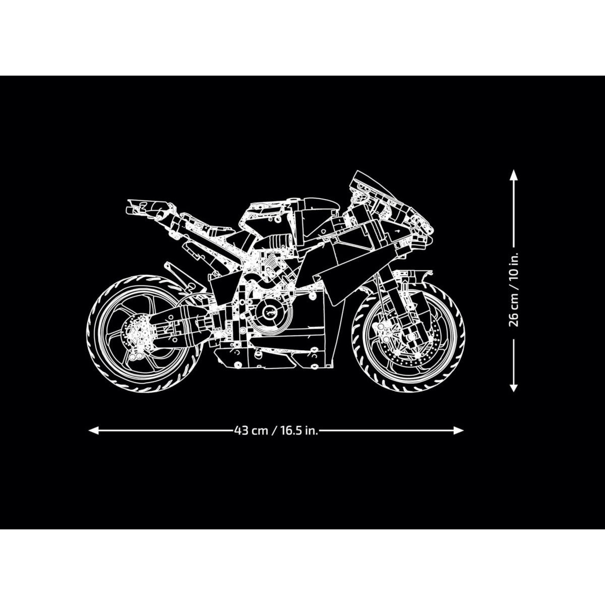 Lego Technic Motocicletta Ducati Panigale V4 S 42202