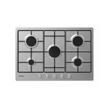 Candy Timeless CHW7X Piano Cottura da Incasso Gas 4 Fornelli Acciaio Inossidabile
