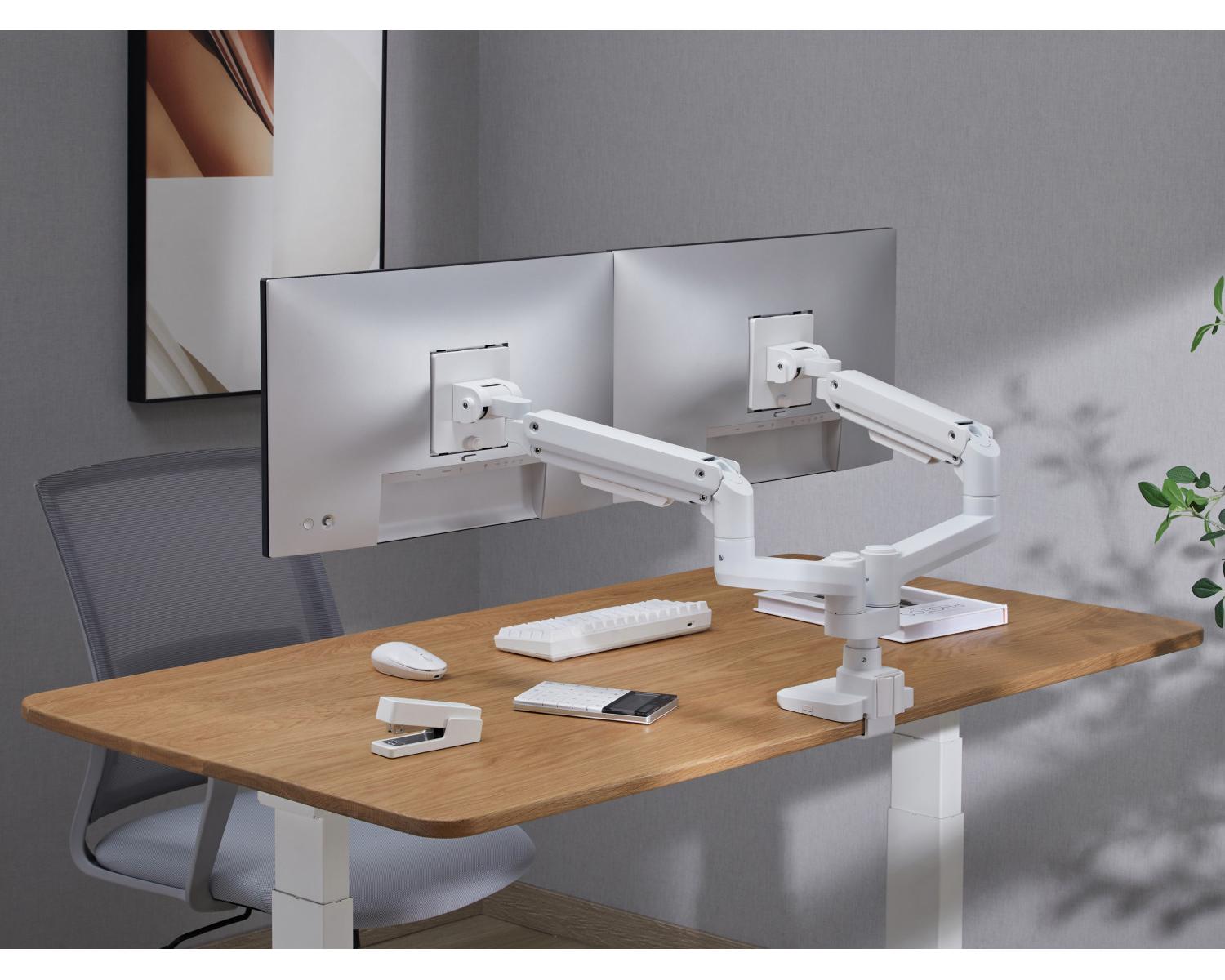 Equip 650183 supporto da tavolo per Tv a schermo piatto 88,9 cm (35") Bianco Scrivania