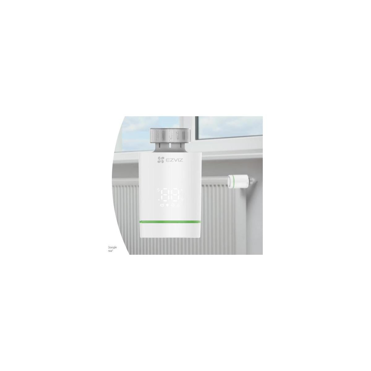 Ezviz T55 Termostato Smart Valvola Termostatica per Radiatori Termosifone Bianco