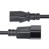 StarTech.com Cavo Prolunga di Alimentazione da 4,5m, Cavo di Alimentazione da C14 a C13 per PDU, 10A 250V, 14AWG, Prolunga Elettrica AC Certificata KEMA-KEUR