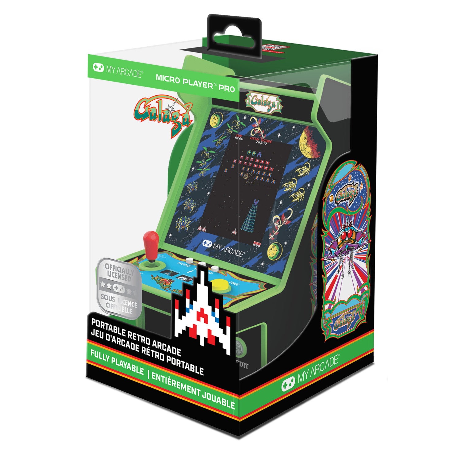 My Arcade GALAGA Micro Player Pro console da gioco portatile 6,98 cm (2.75 pollici) Multicolore