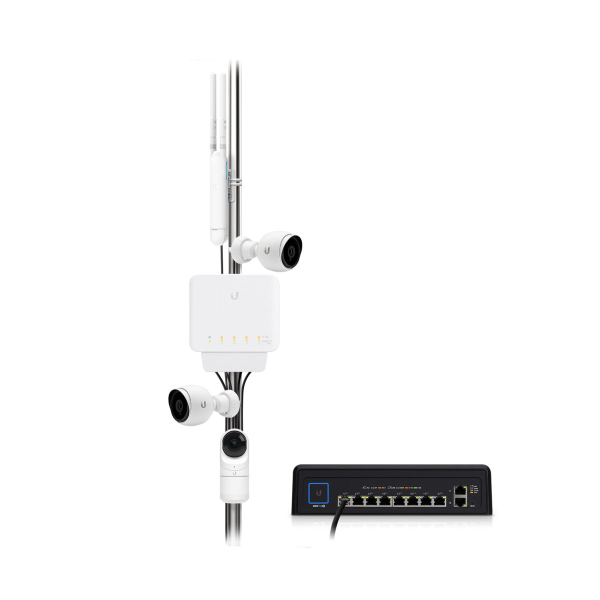 Ubiquiti UniFi Switch Flex (3-pack) Gestito L2 Gigabit Ethernet (10/100/1000) Supporto Power over Ethernet (PoE) Bianco