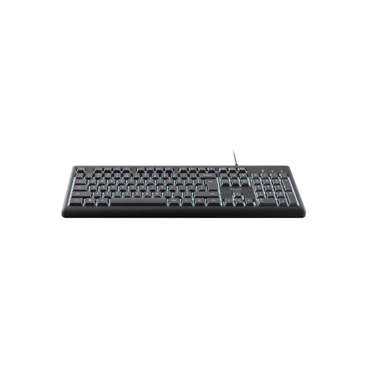 Trust Primo Beleuchtete tastiera Casa/ufficio USB QWERTY Italiano Nero