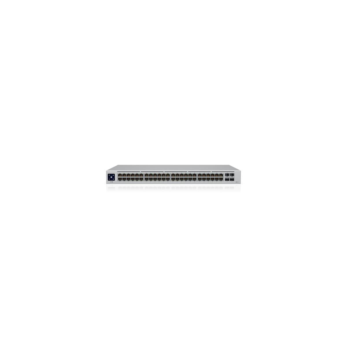 Ubiquiti UniFi USW-48-POE switch di rete Gestito L2 Gigabit Ethernet (10/100/1000) Supporto Power over Ethernet (PoE) 1U Acciaio inossidabile