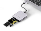 Conceptronic BIAN09G lettore di schede USB 3.2 Gen 2 Type-C Grigio