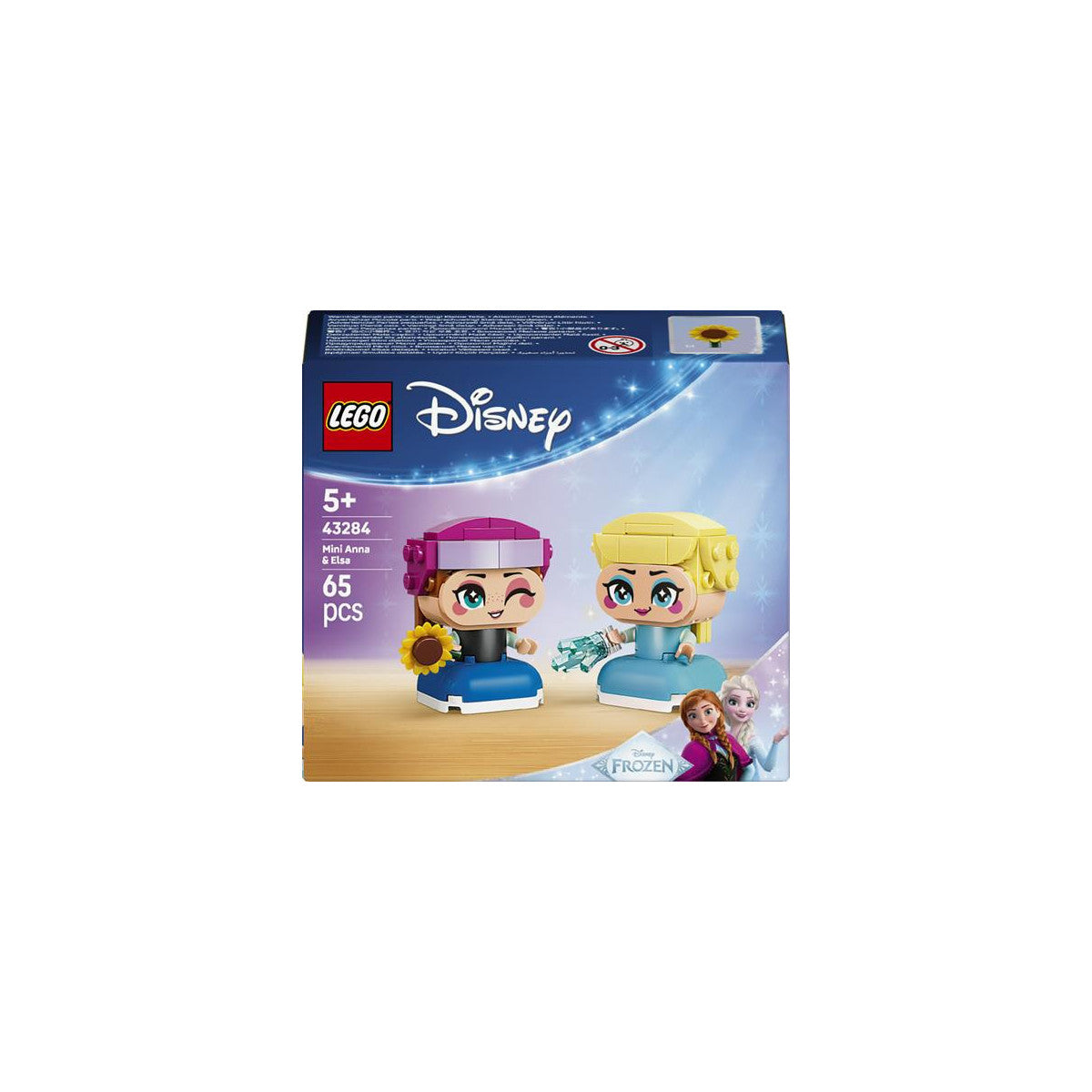 LEGO Disney Princess Mini-Anna e Mini-Elsa 43284 Set da Costruzione 65 Pezzi età 5