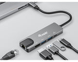 Equip 133489 replicatore di porte e docking station per laptop Cablato USB 3.2 Gen 1 (3.1 Gen 1) Type-C Grigio