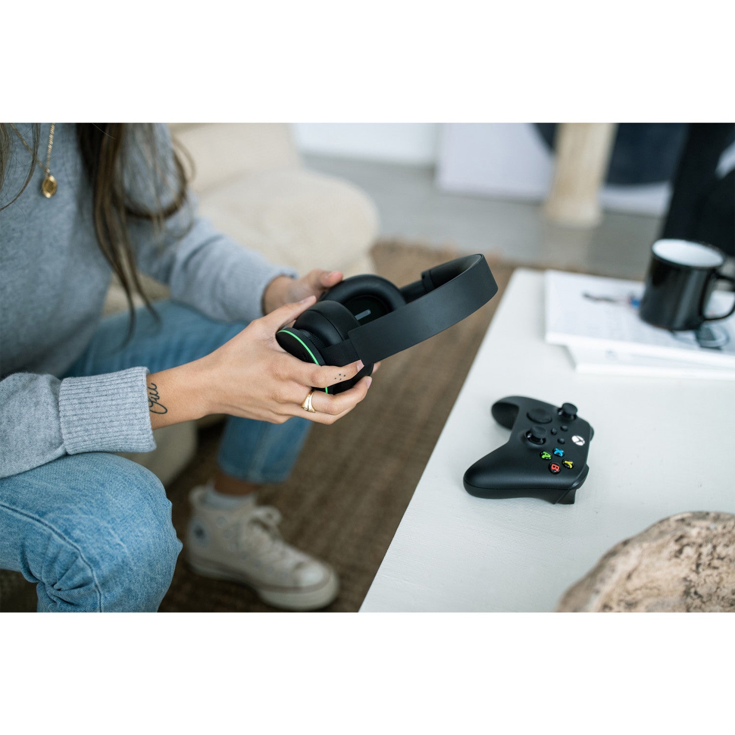 Microsoft Xbox Wireless Auricolare A Padiglione Gaming USB tipo C Bluetooth Nero