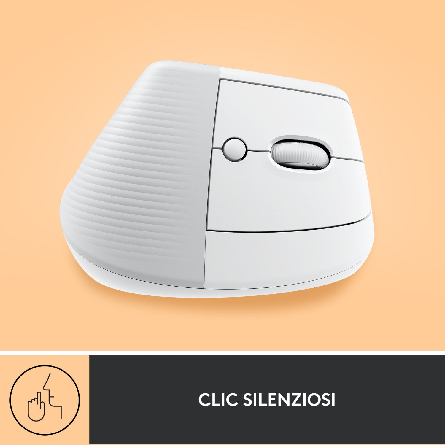 Logitech Lift mouse Mano destra RF senza fili Bluetooth Ottico 4000 DPI