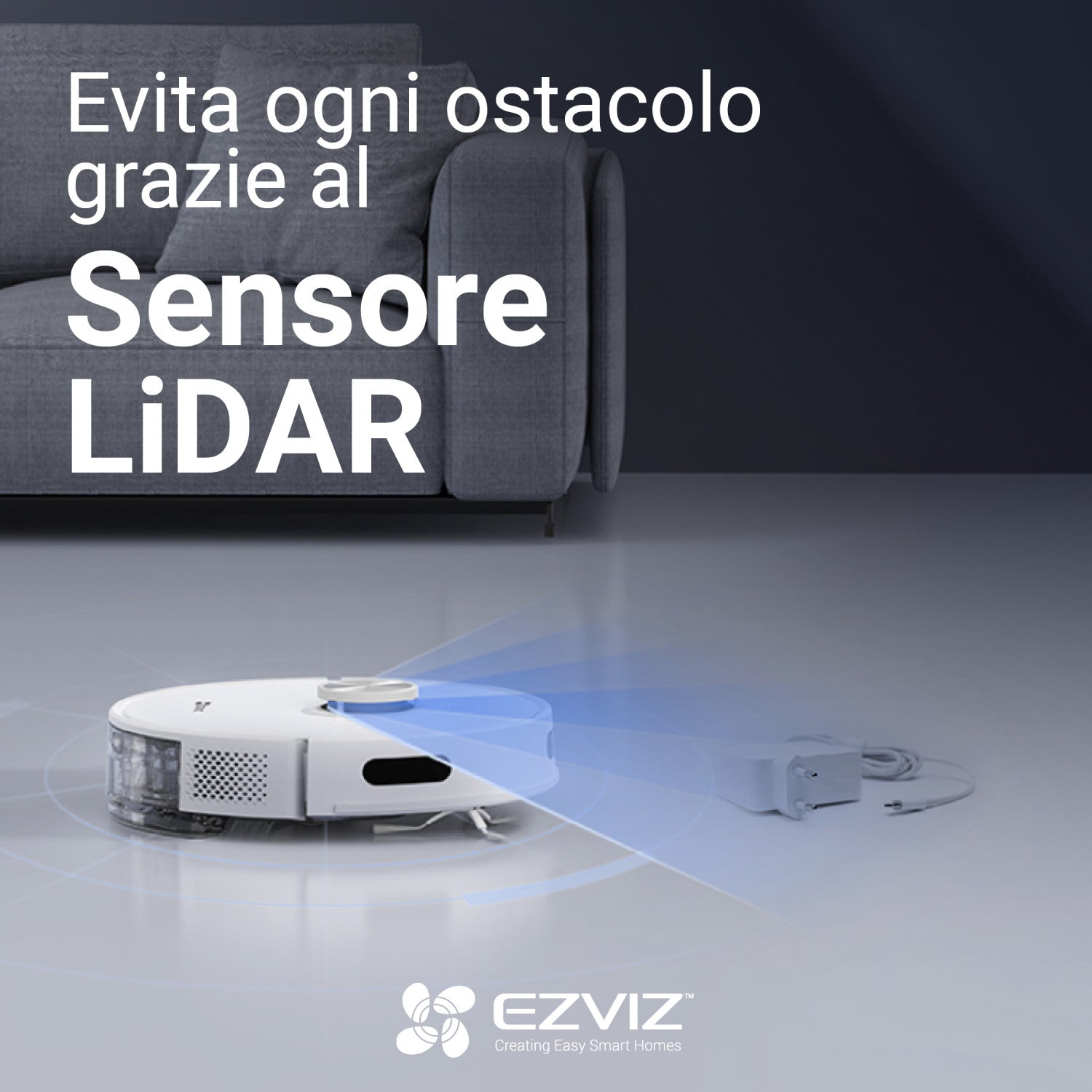 EZVIZ RE4 Aspirapolvere lavapavimenti robot