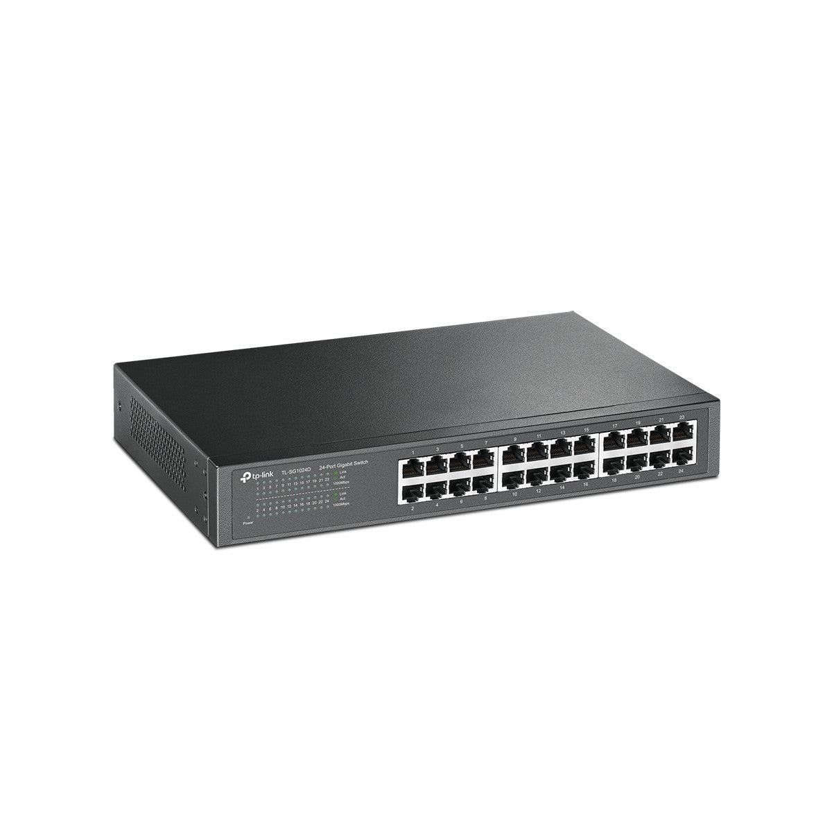 TP-Link TL-SG1024D switch di rete Non gestito Gigabit Ethernet (10/100/1000) Grigio
