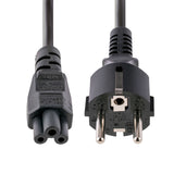 StarTech.com Cavo di Alimentazione CA da 3m, da Spina Schuko a C5 2.5A-250V, 18AWG, Cavo Elettrico di Ricambio per Alimentatori di Notebook, Monitor e Stampanti, Cavo di Alimentazione a Trifoglio