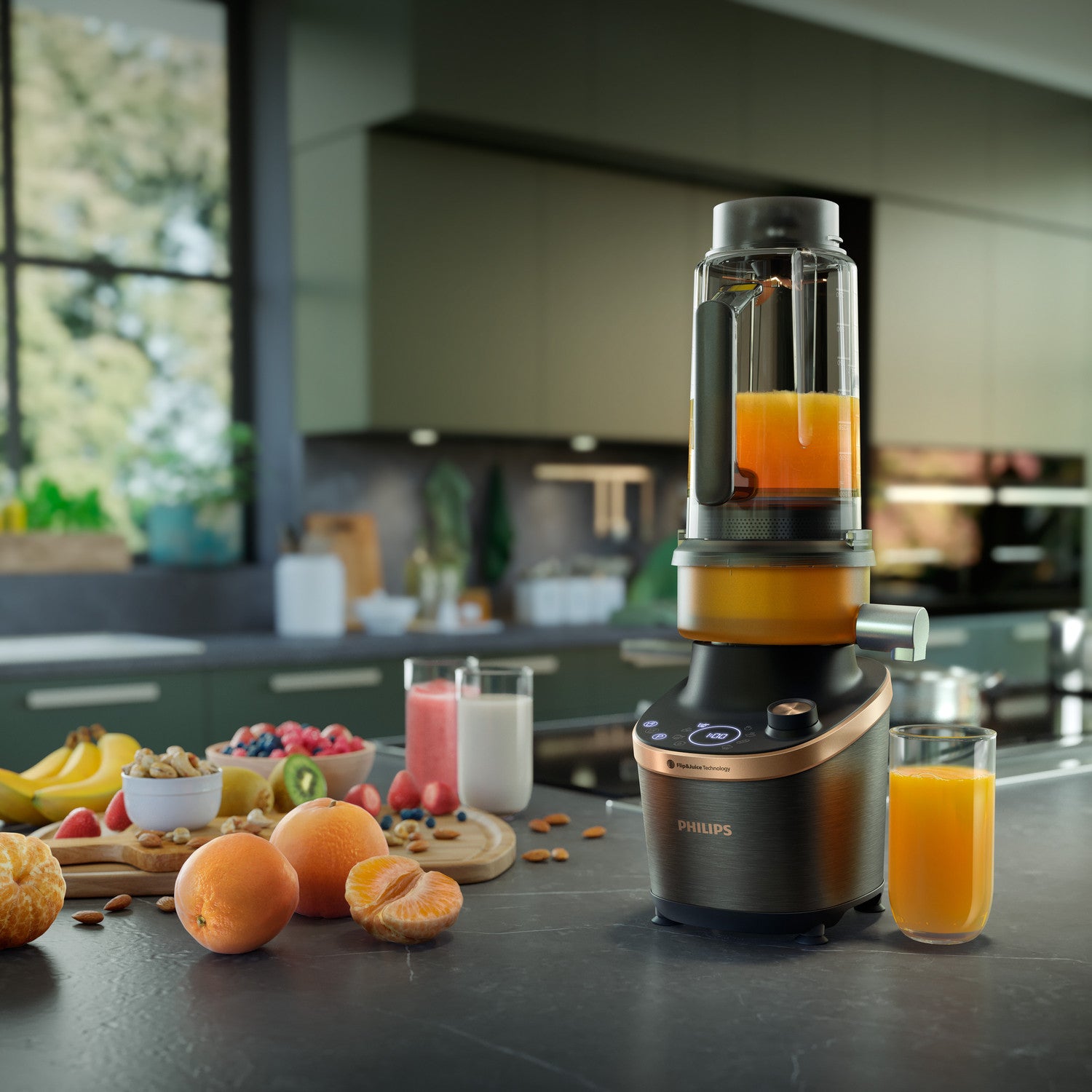Philips HR3770 00 frullatore Frullatore per cottura 1500 W Nero Rame