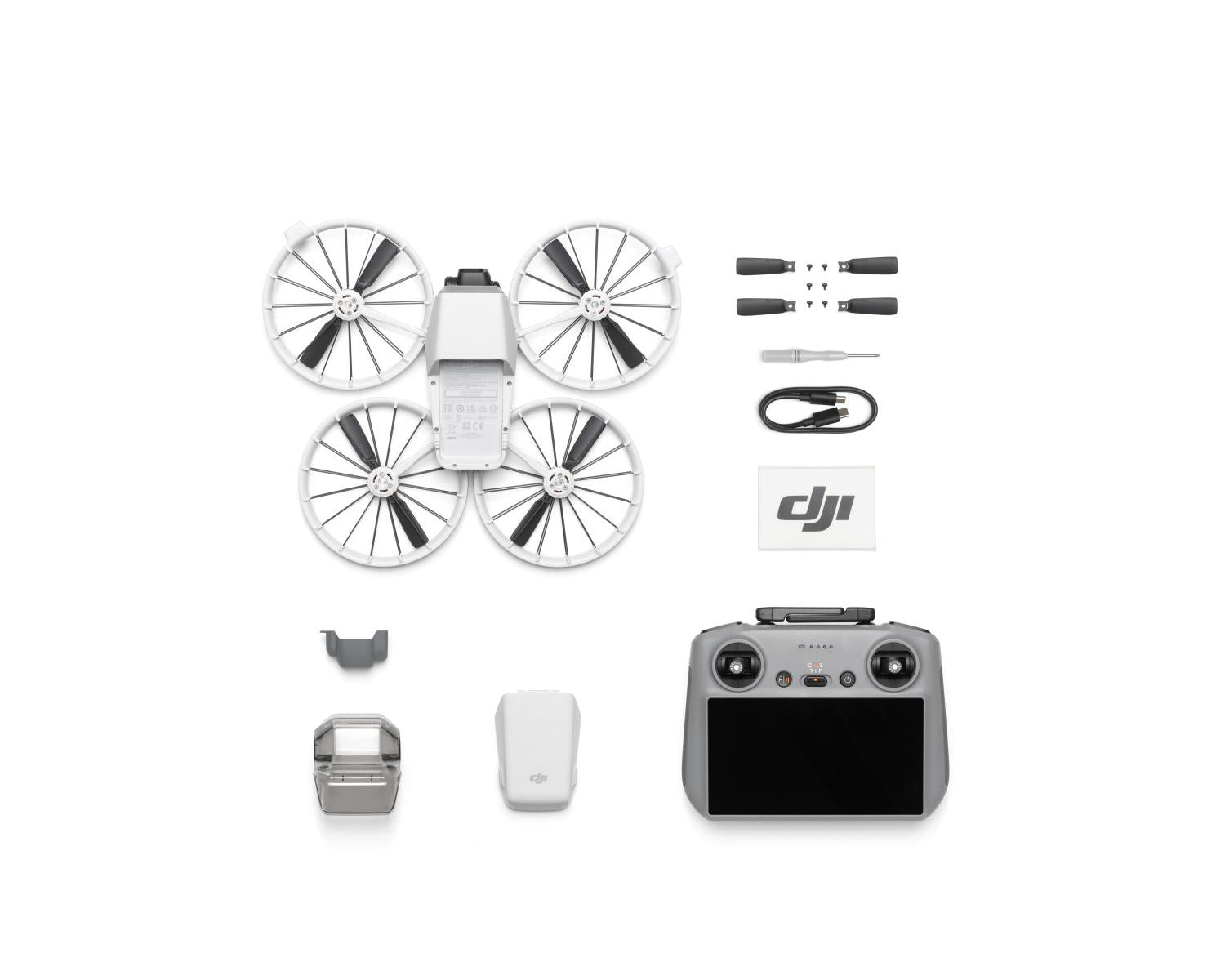 DJI Flip 4 rotori Quadrirotore 48 MP 3840 x 2160 Pixel 3110 mAh Nero, Bianco