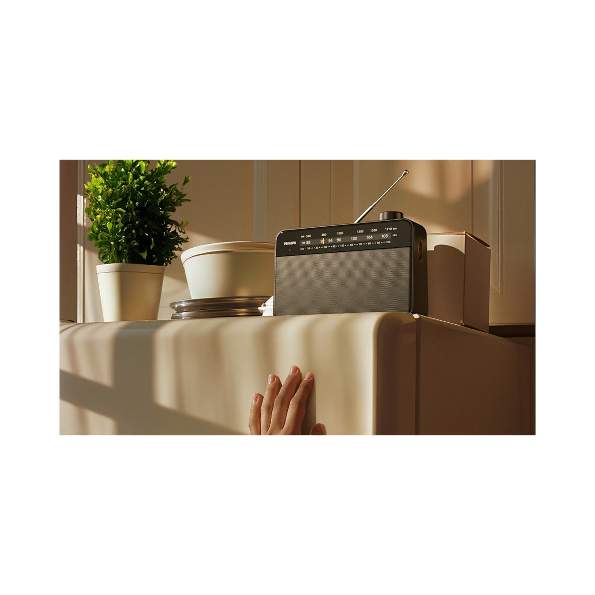 Philips TAR2509/10 radio Portatile Analogico Nero