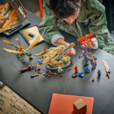 LEGO Ninjago 71871 Battaglia Alla Lama Del Drago - Set Da Costruzione Con Drago E Mech Snodabili, 4 Minifigure, 1016 Pezzi, 9